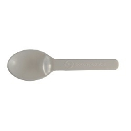 WORLD CENTRIC World Centric PLA Compostable Tasting Spoon, PK3000 SP-CS-3